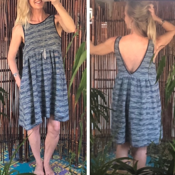 NEW Free People Baby Blue Babydoll Dress - Picture 12 of 16